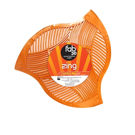 Fab 30 Fab 30 Urinal Screen, Zing, PK24 U-FB30ZG